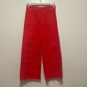 Billabong Red corduroy pants short